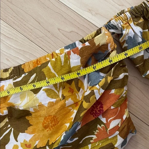 Amalie The Label Showpo Floral Off-Shoulder Blouse size 12 Ariesey - Picture 14 of 16